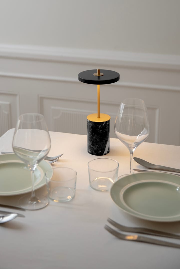 Asteria Move Mini bordlampe Ø12x25,5 cm, Black marble Umage