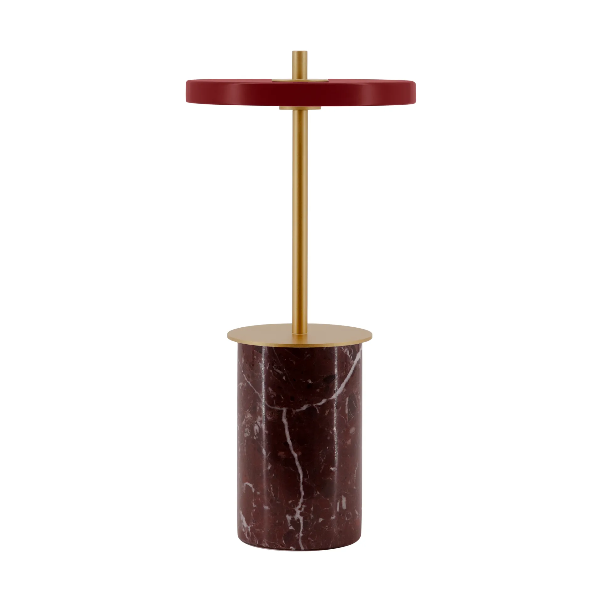 Asteria Move Mini bordlampe Ø12x25,5 cm, Red marble Umage