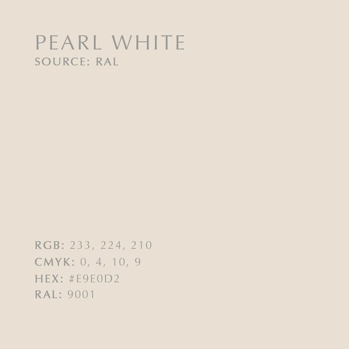 Asteria Up plafond medium - Pearl white - Umage