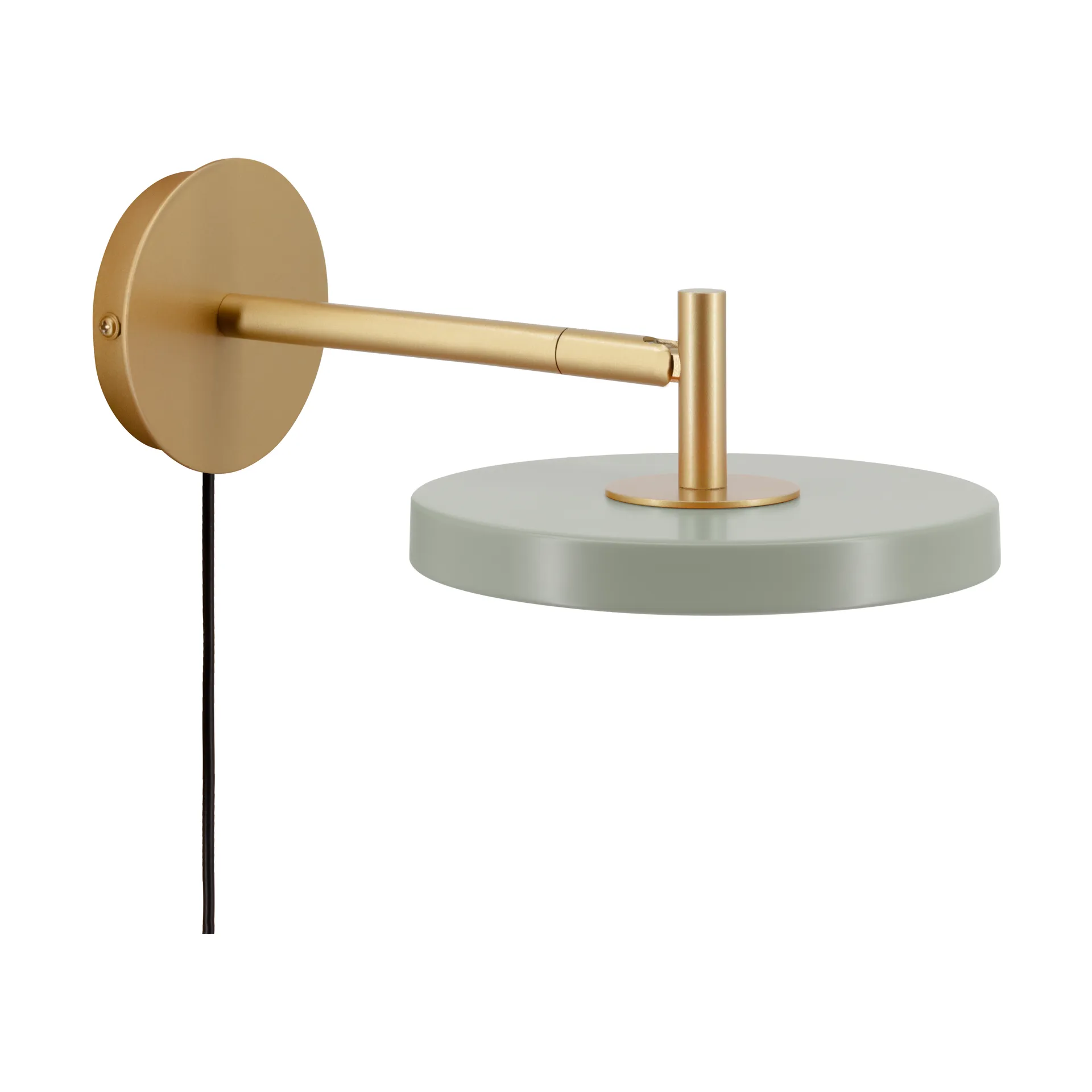 Asteria Wall short væglampe, Nuance olive Umage