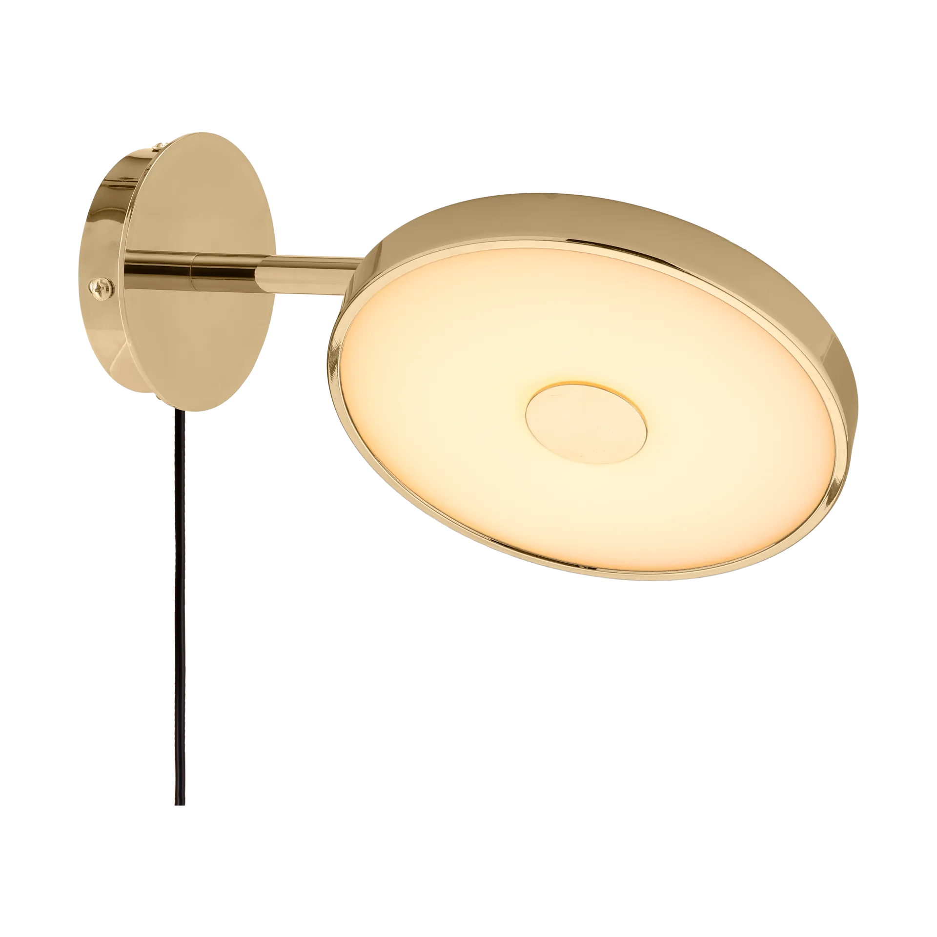 Asteria Wall short væglampe, Polished brass Umage