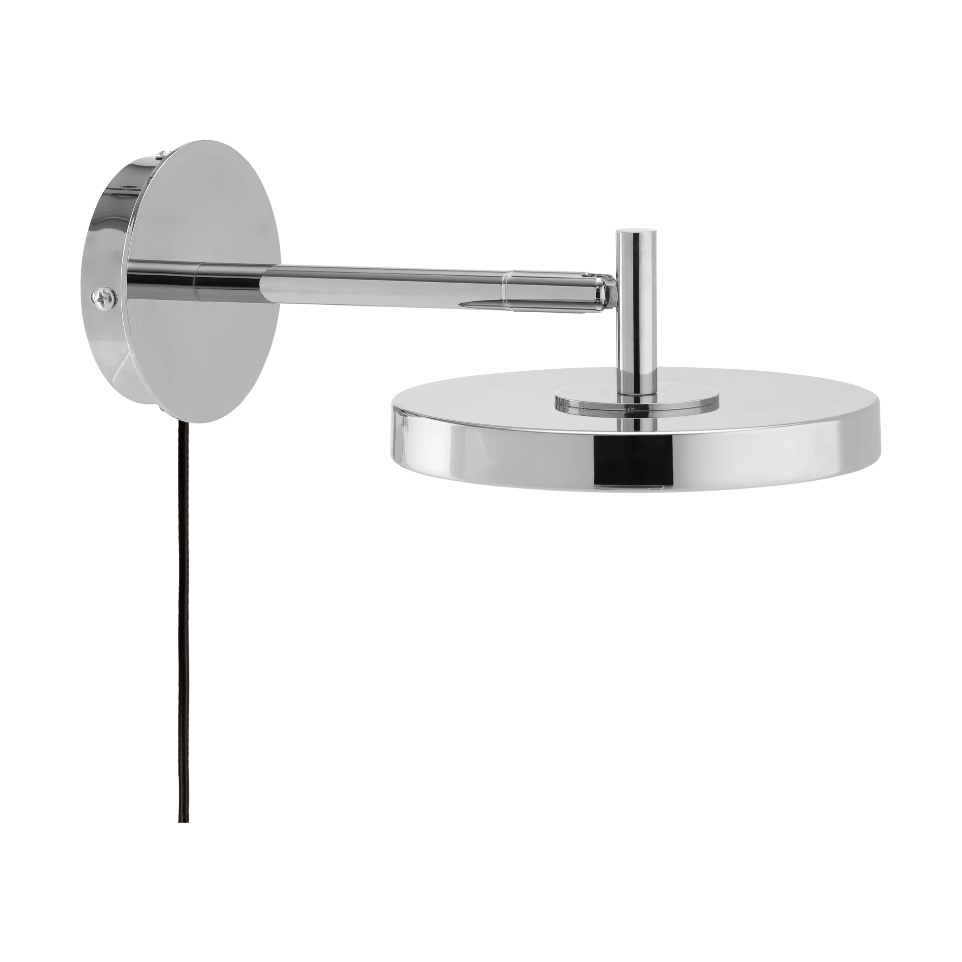 Asteria Wall short væglampe, Polished steel Umage