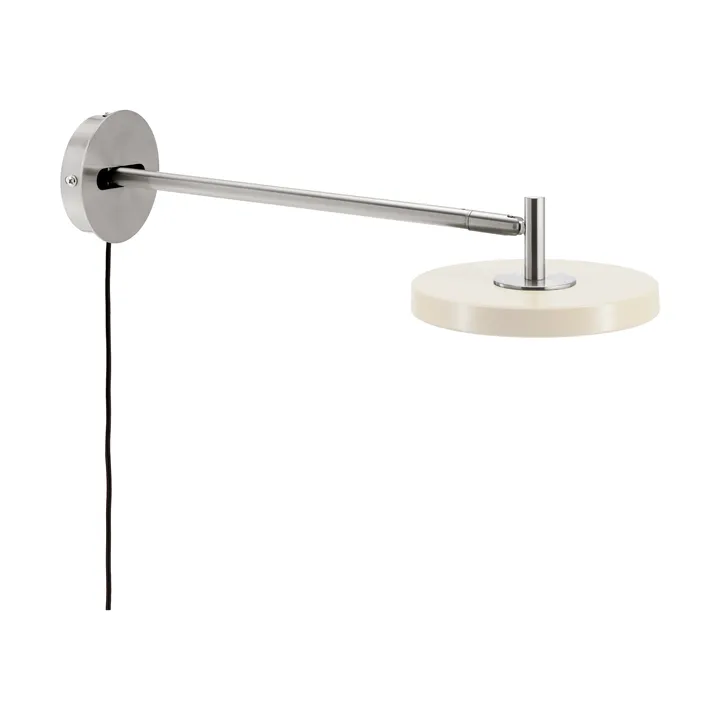 Asteria Wall væglampe - Long, Pearl white-chrome - Umage