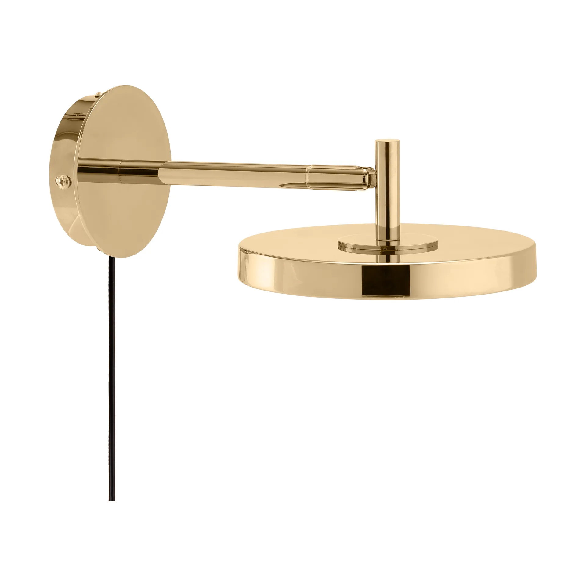 Asteria Wall væglampe, Short, Polished brass Umage