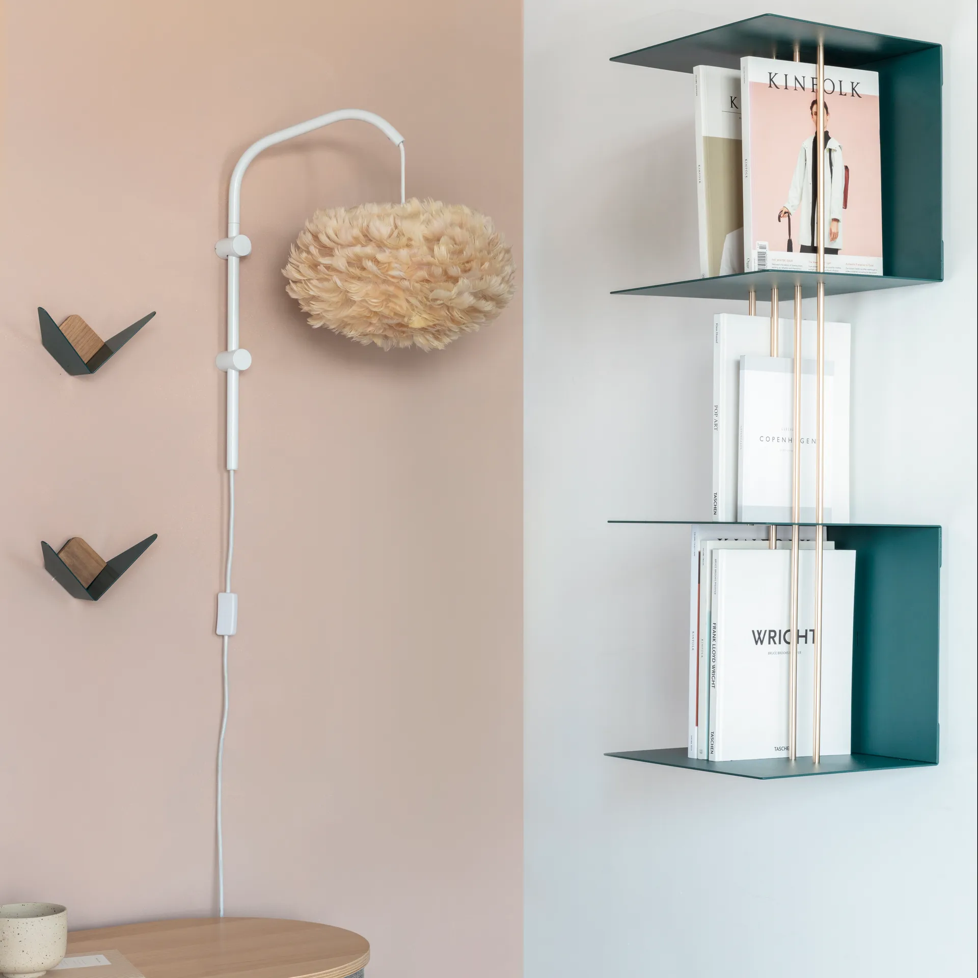 Butterflies krog mini, Forest green Umage