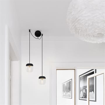 Cannonball baldakin med 2 ledninger - Sort - Umage