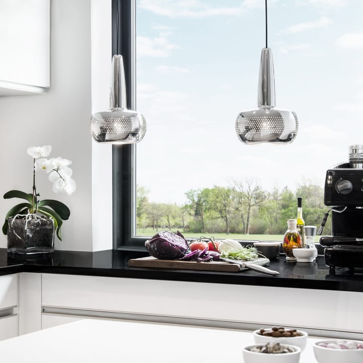 Clava loftslampe Ø21,5 cm, Poleret stål Umage