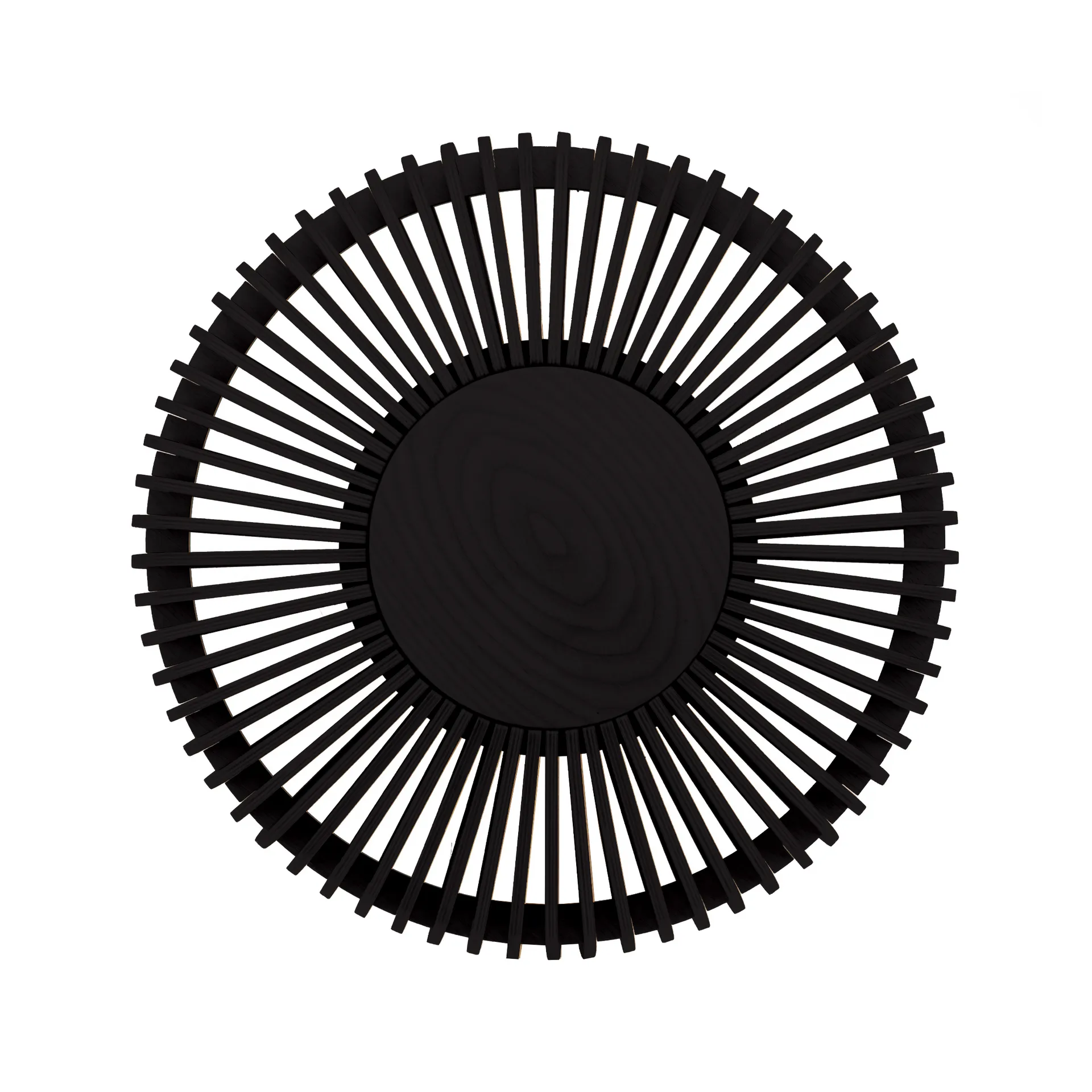 Clava Up væglampe medium, Sort eg Umage