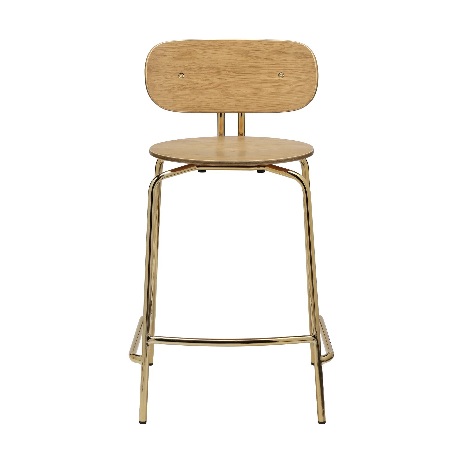Curious barstol 65 cm, Oak-brass Umage