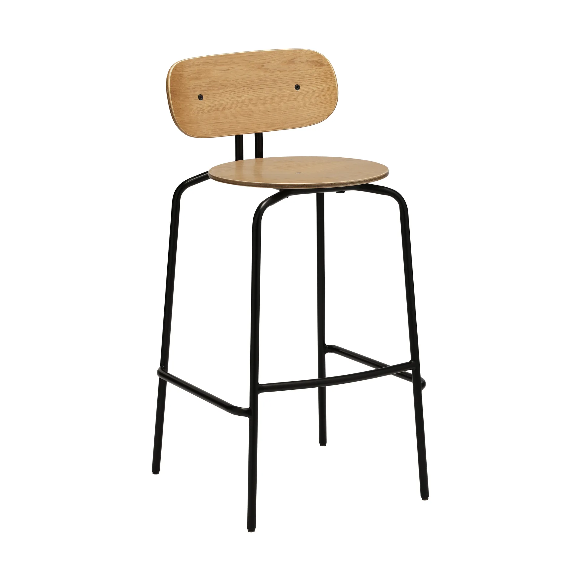 Curious barstol 75 cm, Oak-black Umage
