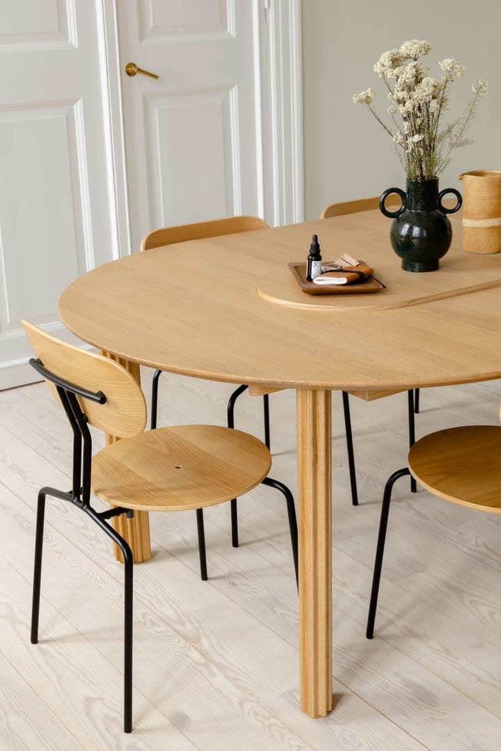 Curious stol, Oak-black legs Umage
