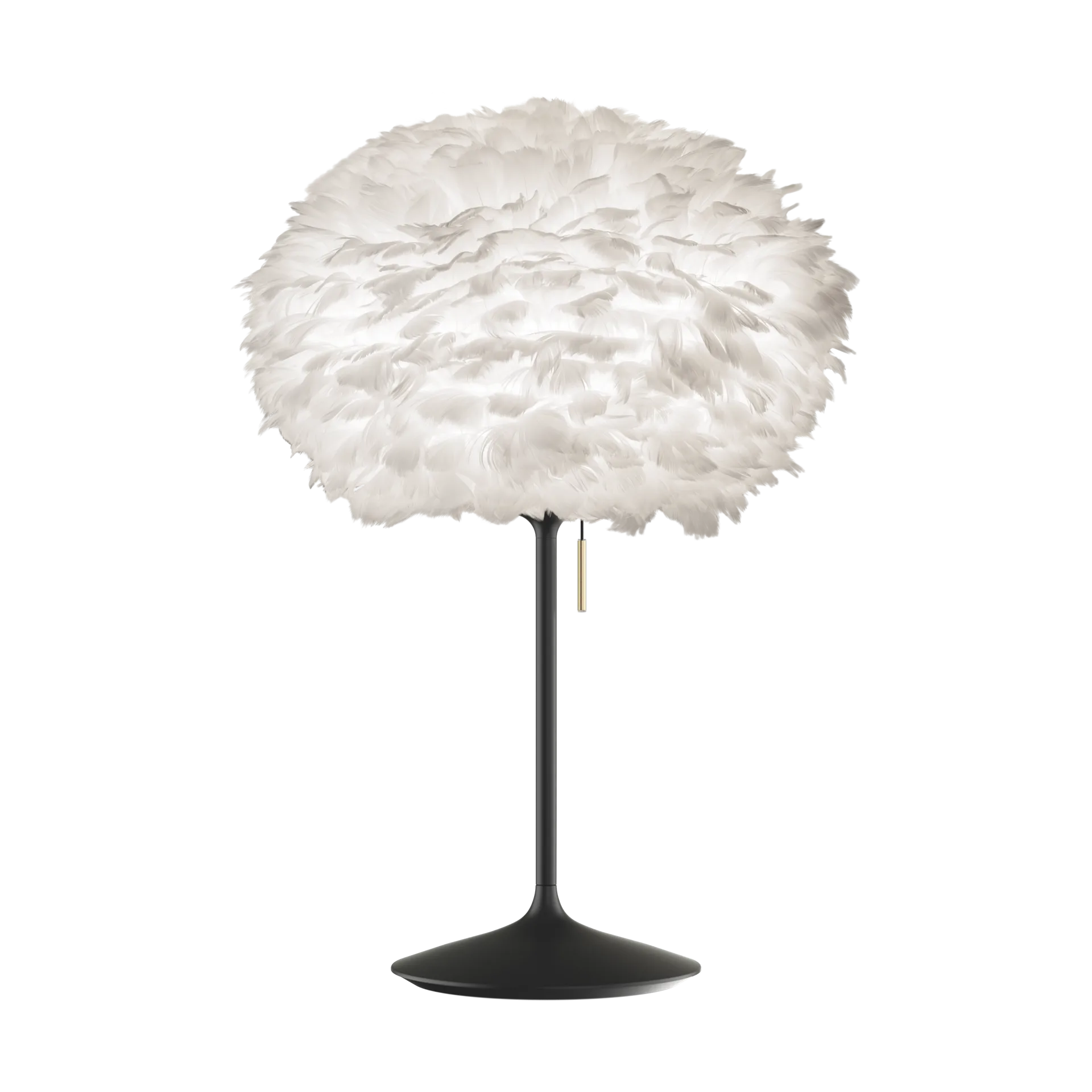 Eos bordlampe medium, Hvid-Sort Umage