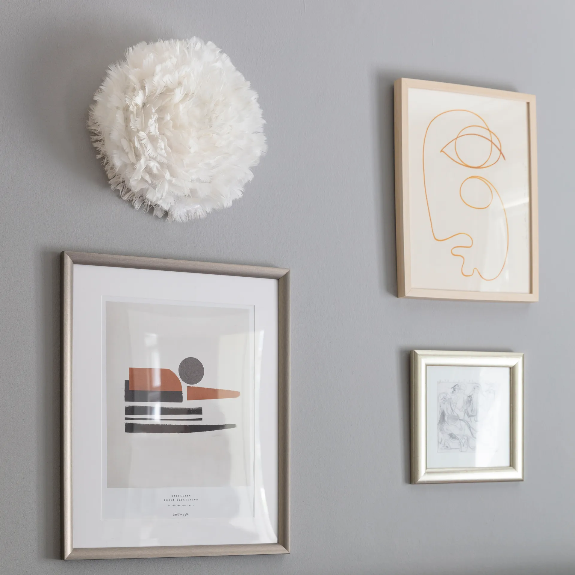 Eos Up loftslampe hvid, 30 cm Umage