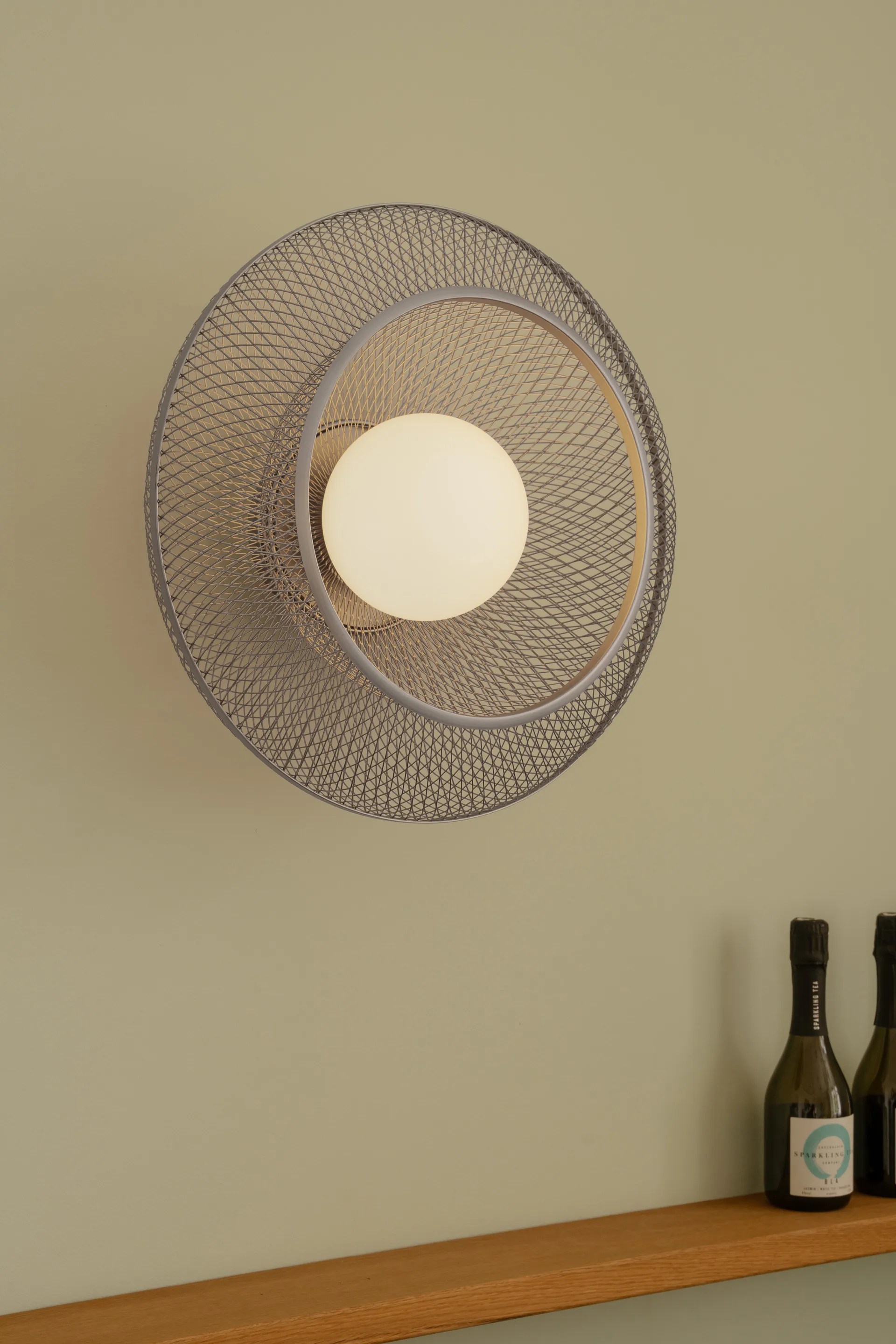 Faraday Up medium plafond, Polished Brass Umage