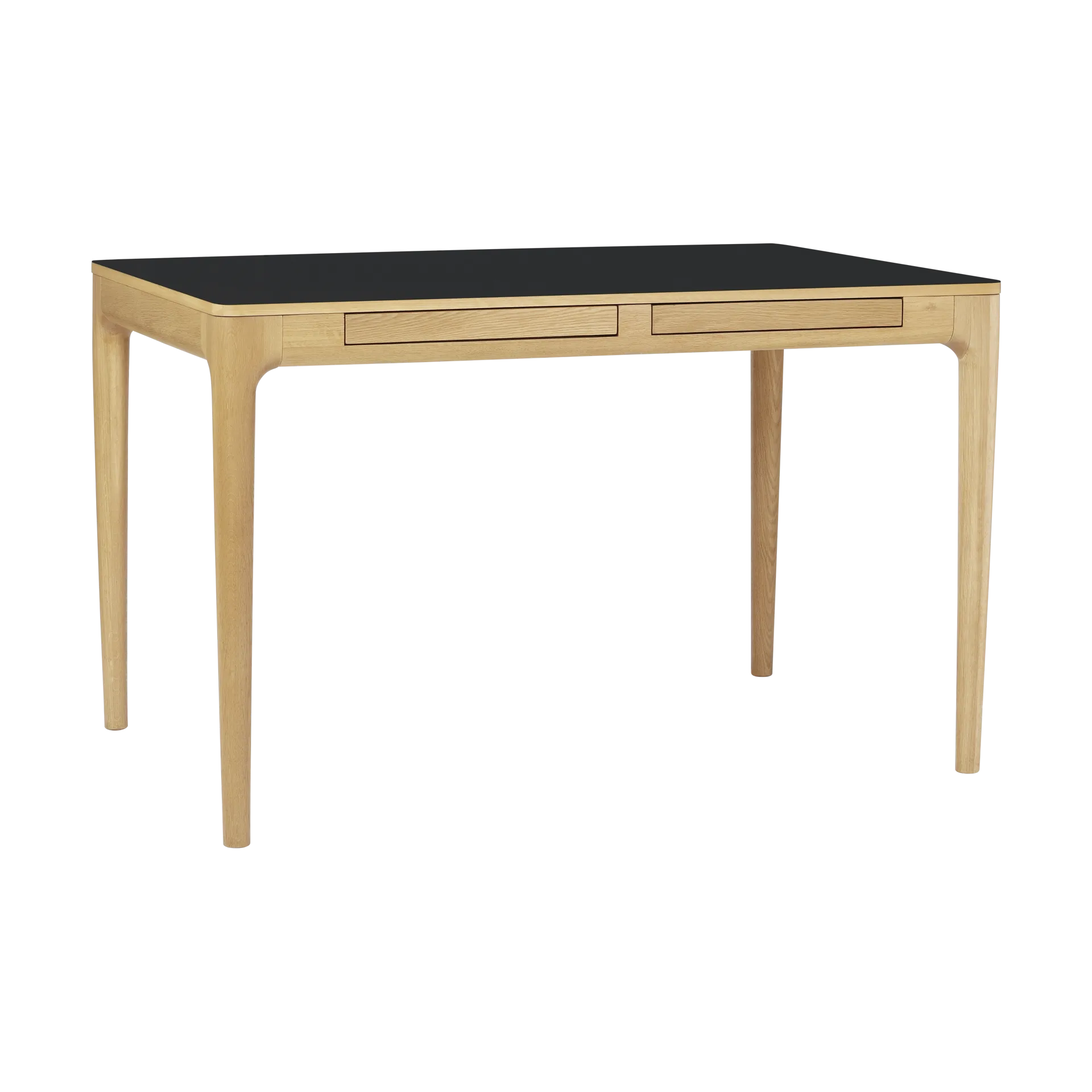 Heart'n'Soul skrivebord 80x120 cm, Oak-Fenix black Umage