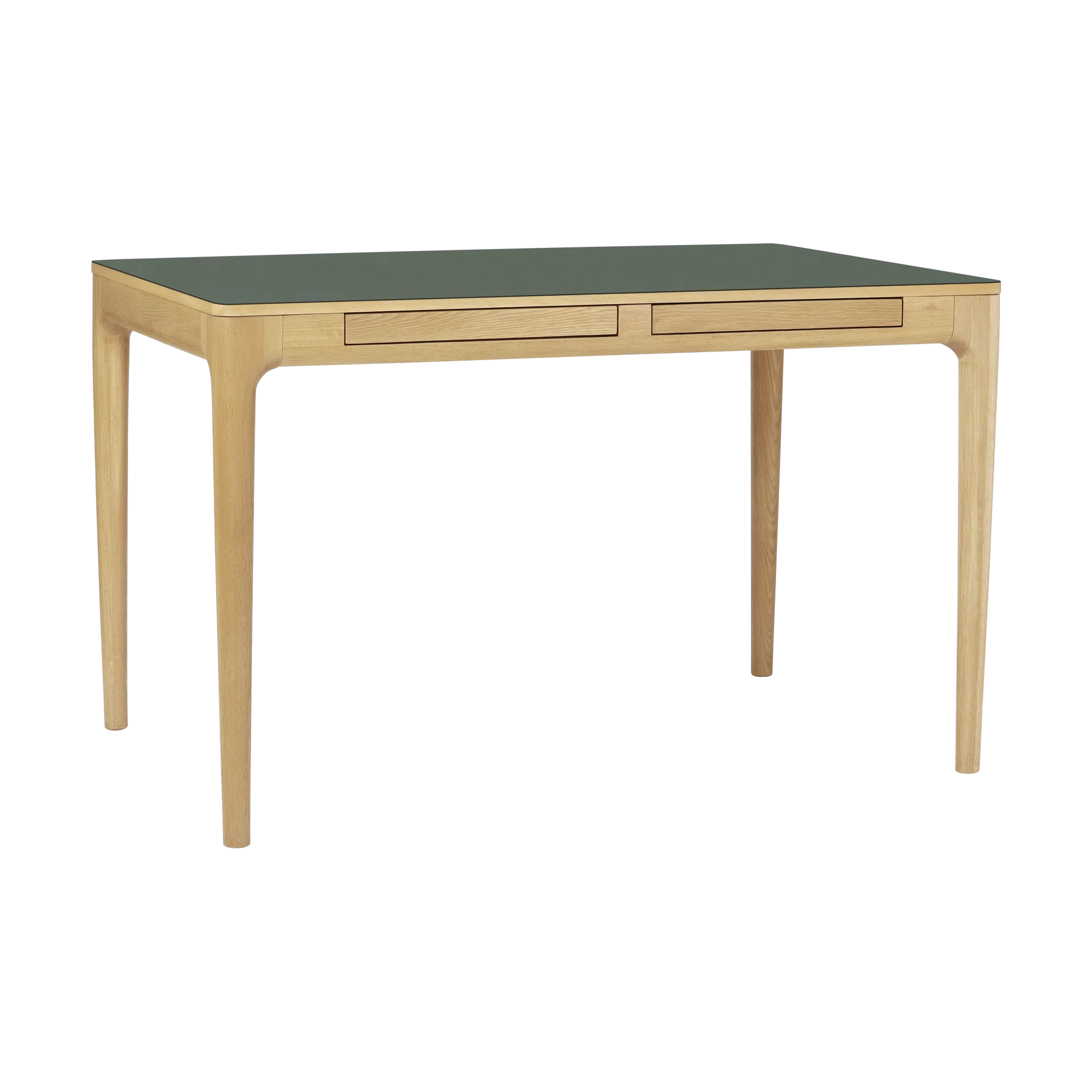Heart'n'Soul skrivebord 80x120 cm, Oak-Fenix Moss Green Umage