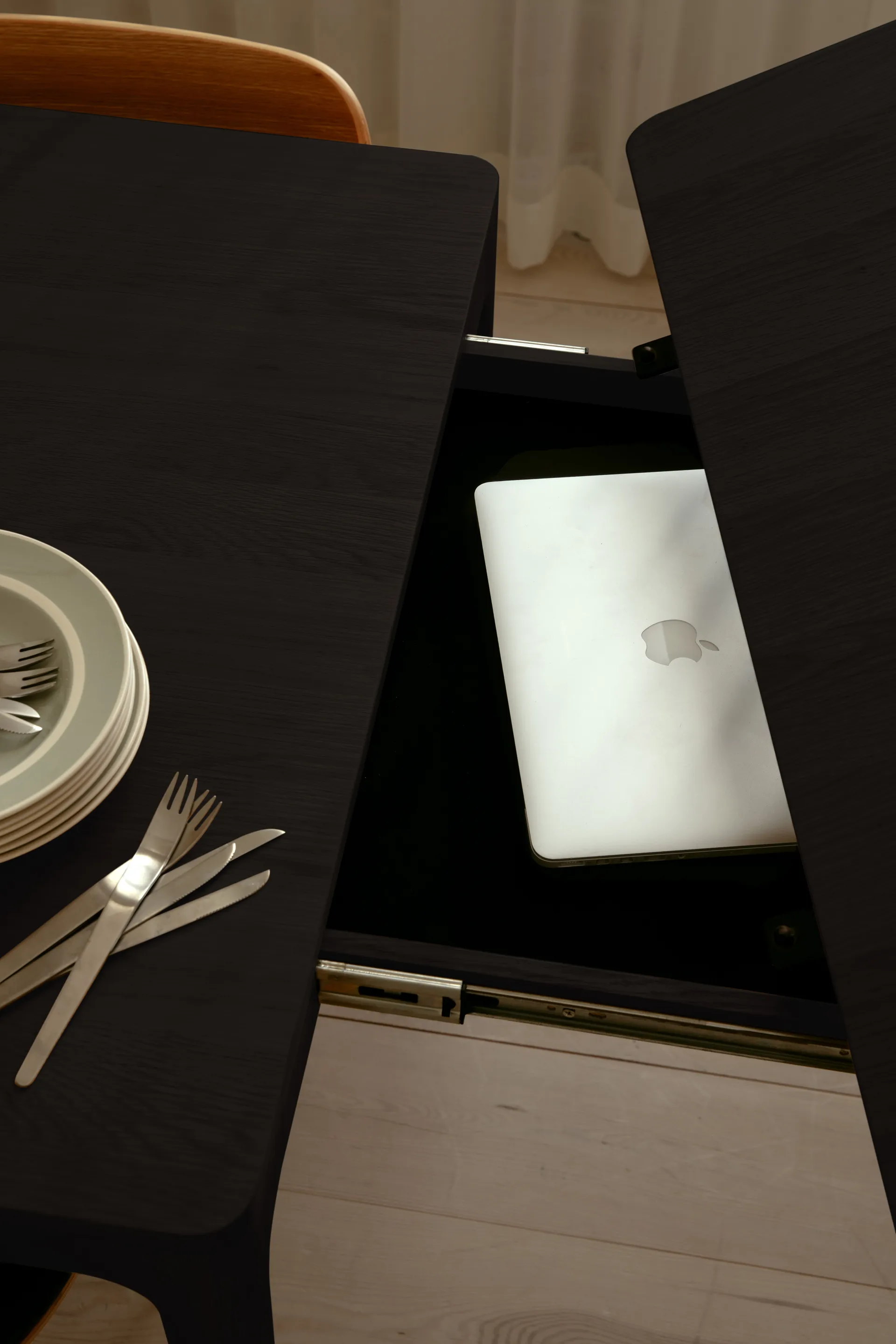 Heart'n'Soul spisebord 90x120 cm, Black oak Umage