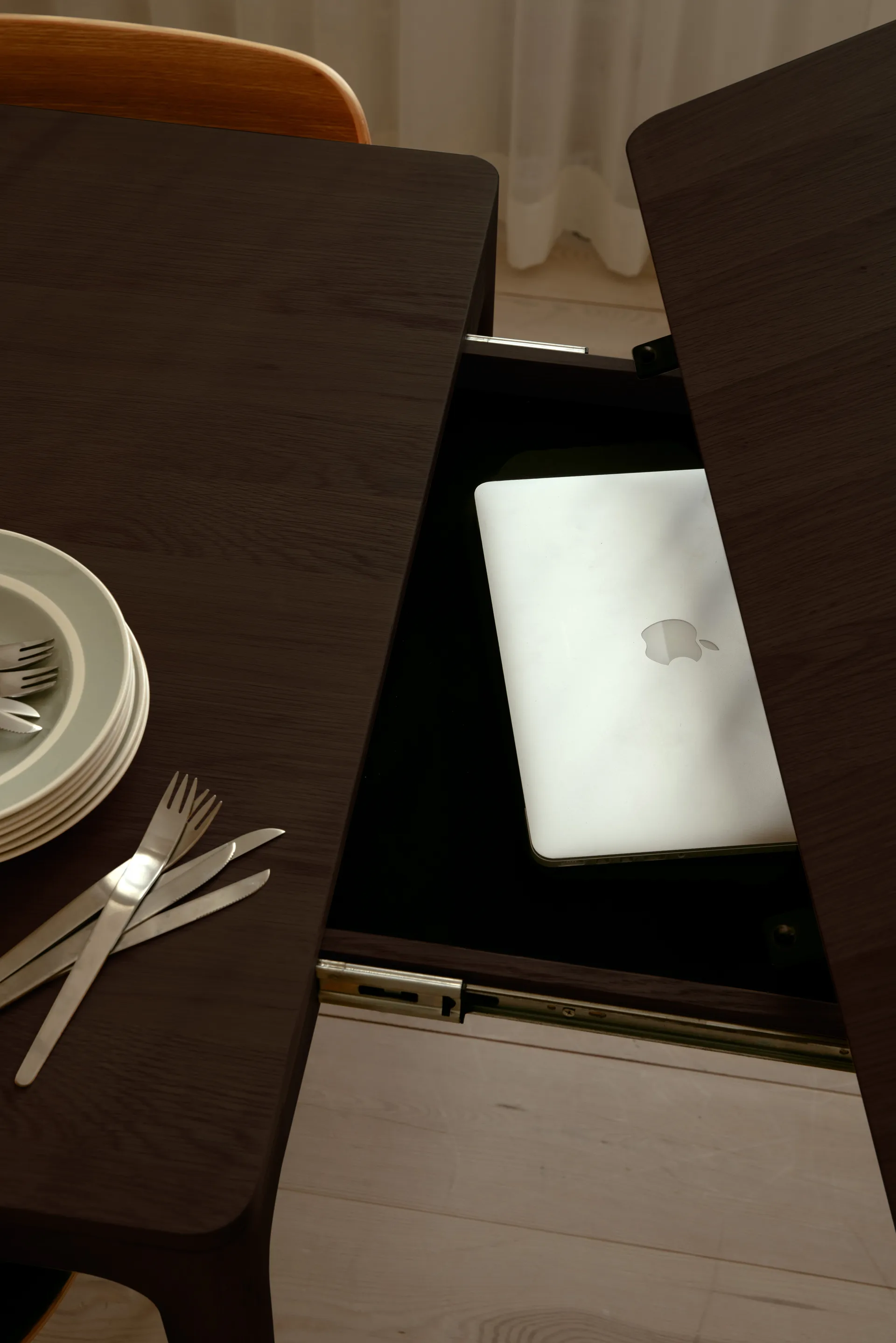 Heart'n'Soul spisebord 90x120 cm, Dark oak Umage