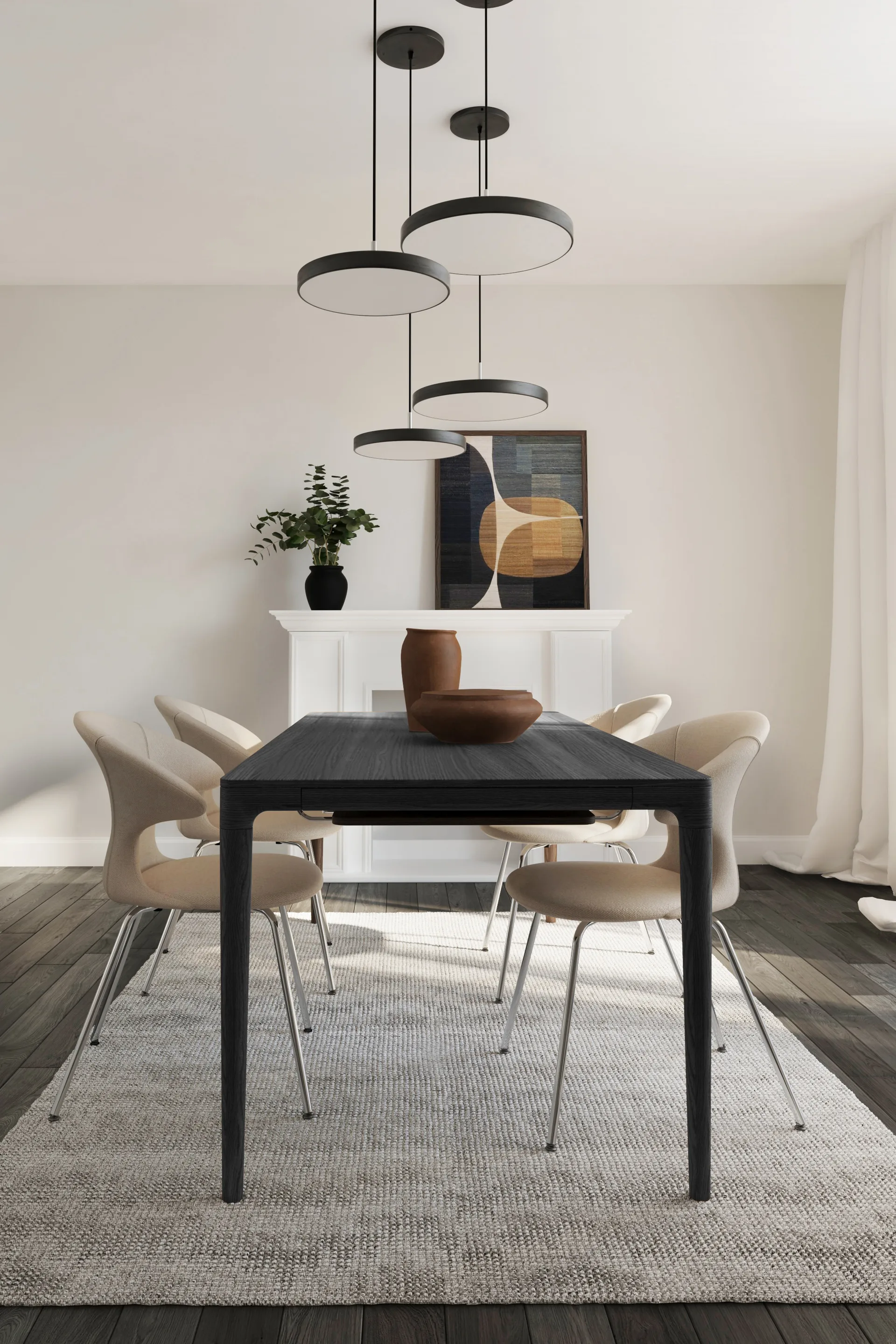 Heart'n'Soul spisebord 90x200 cm, Black oak Umage