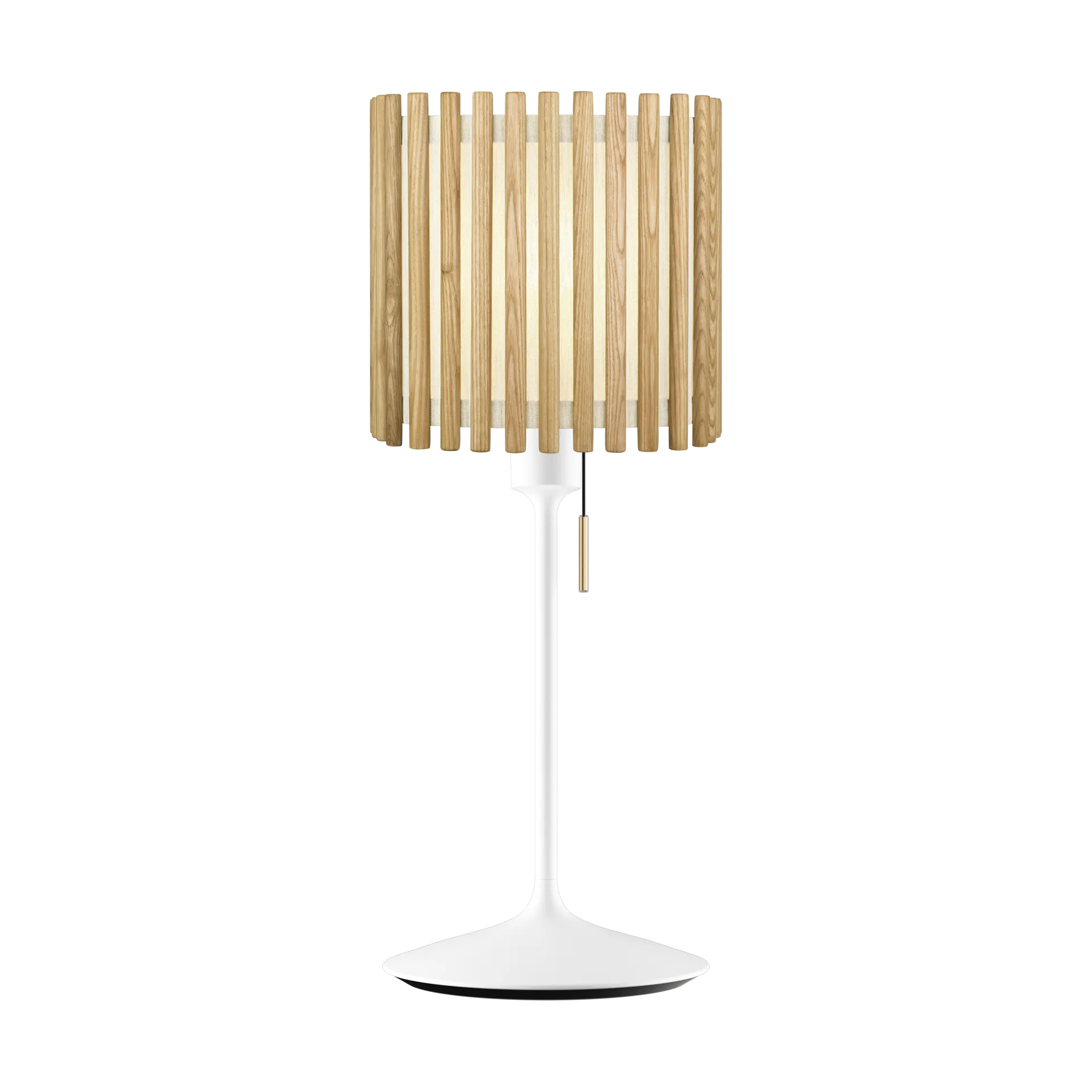 Komorebi bordlampe medium, Square oak-Hvid Umage