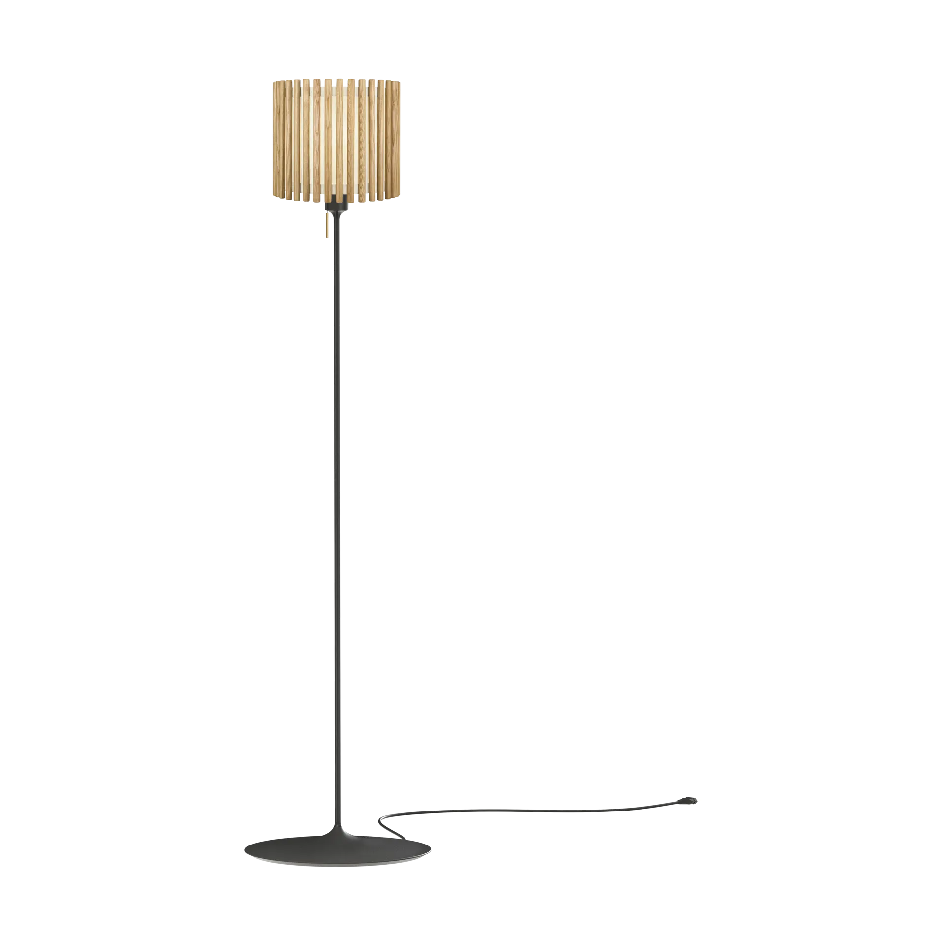 Komorebi gulvlampe medium, Circle oak-sort Umage