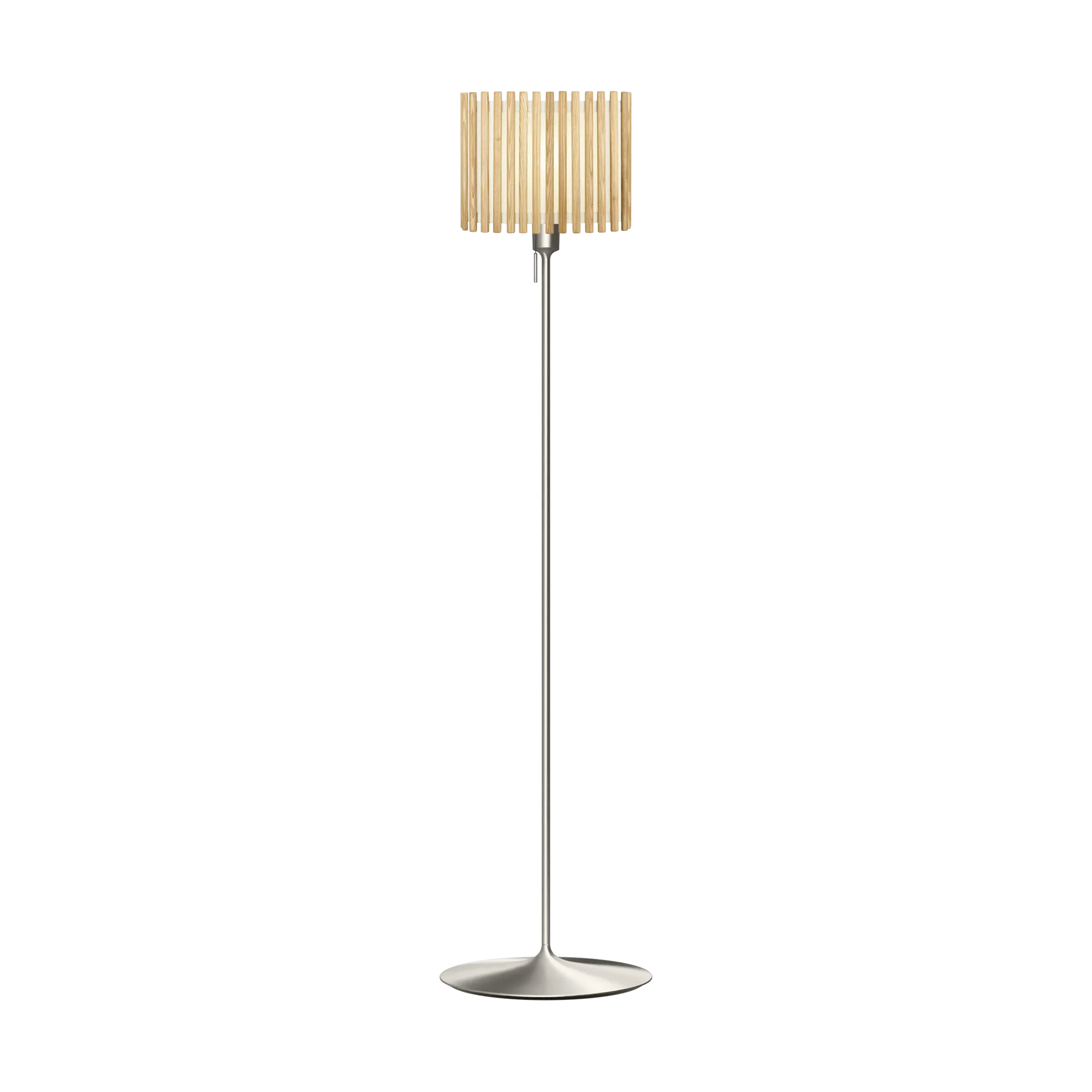 Komorebi gulvlampe medium, Rectangular oak-børstet stål Umage