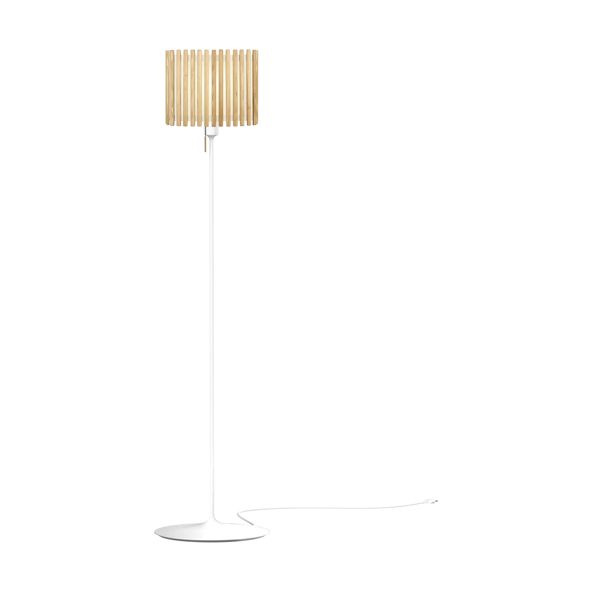 Komorebi gulvlampe medium, Rectangular oak-hvid Umage