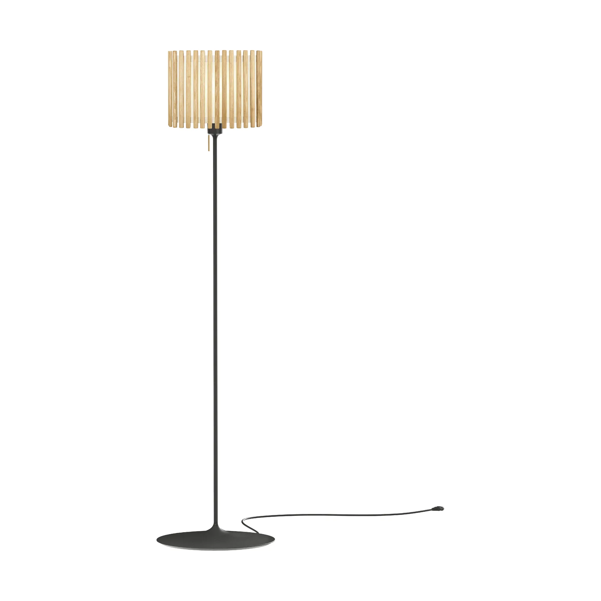 Komorebi gulvlampe medium, Rectangular oak-svart Umage
