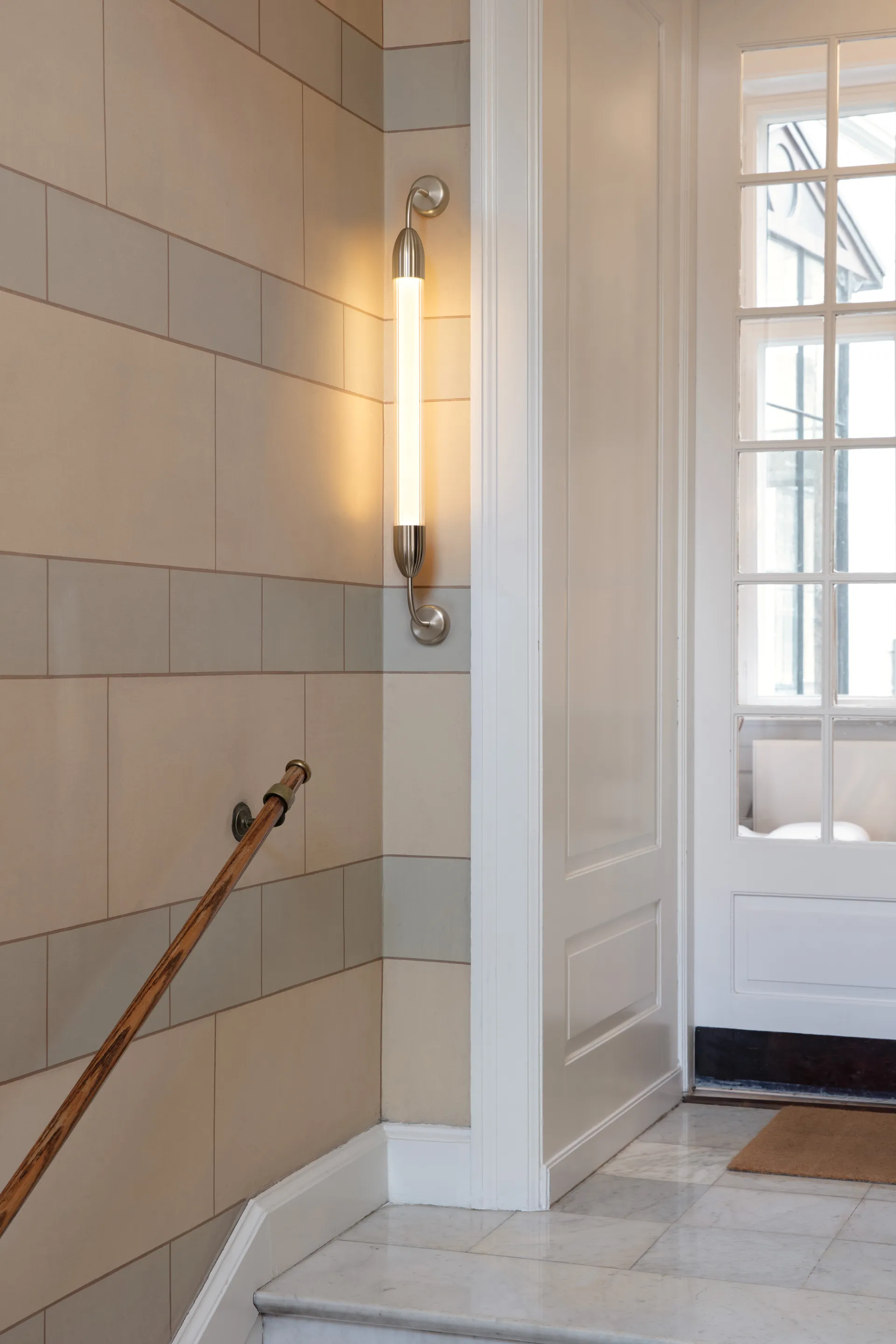 Lemon Squeeze Wall long væglampe, Single plated brass Umage