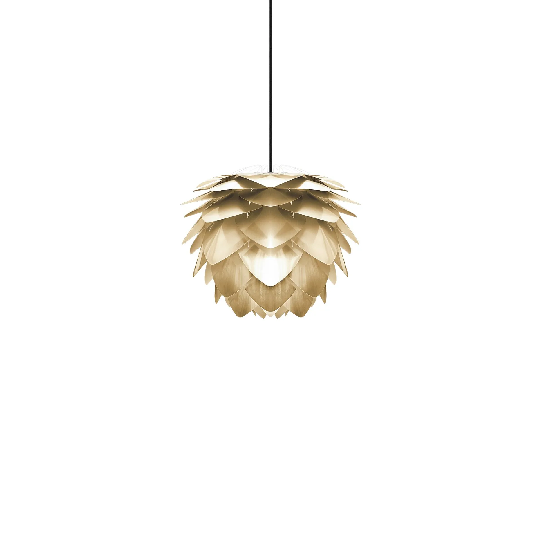 Silvia lampe børstet messing, Ø 34 cm Umage
