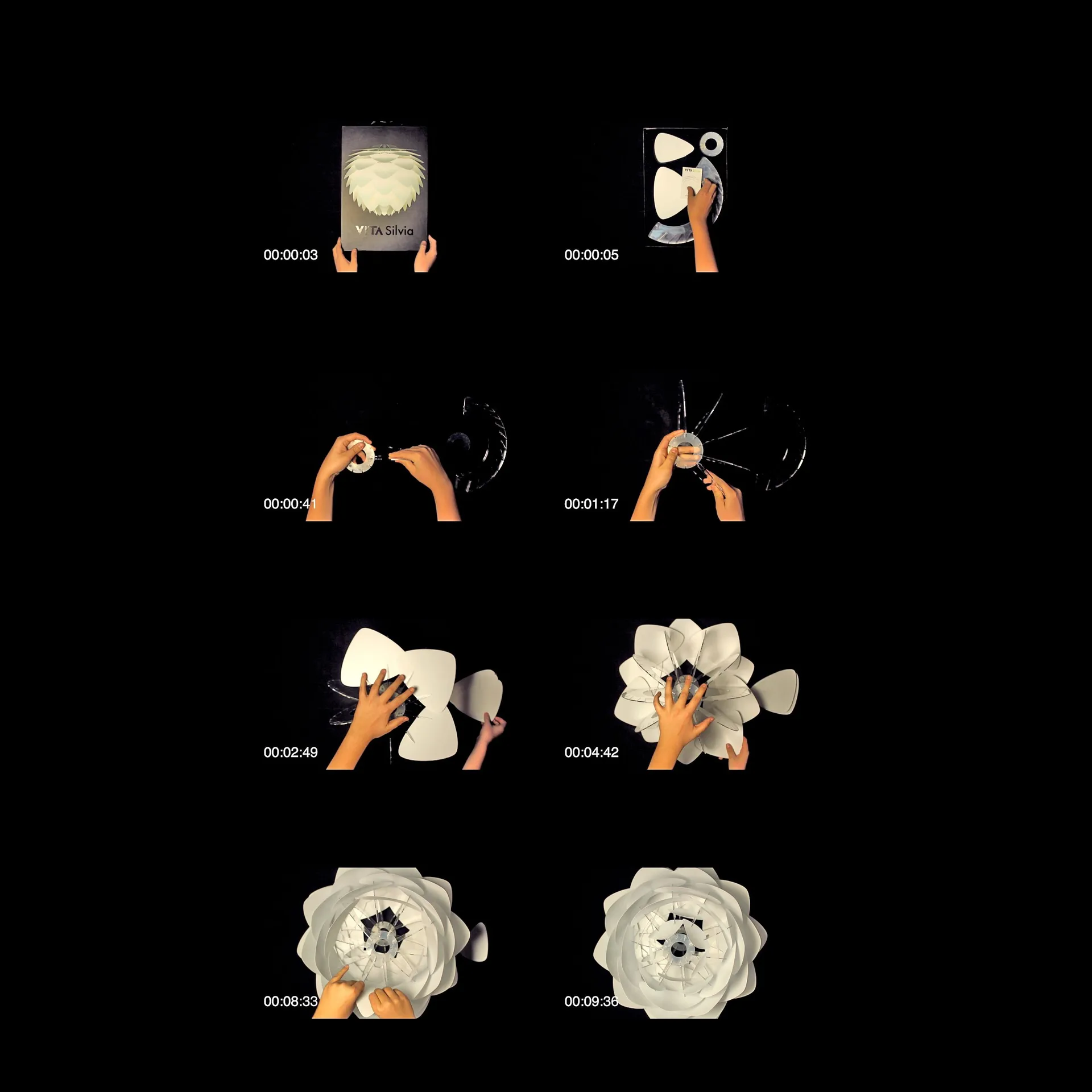 Silvia lampe stål, Ø 34 cm Umage