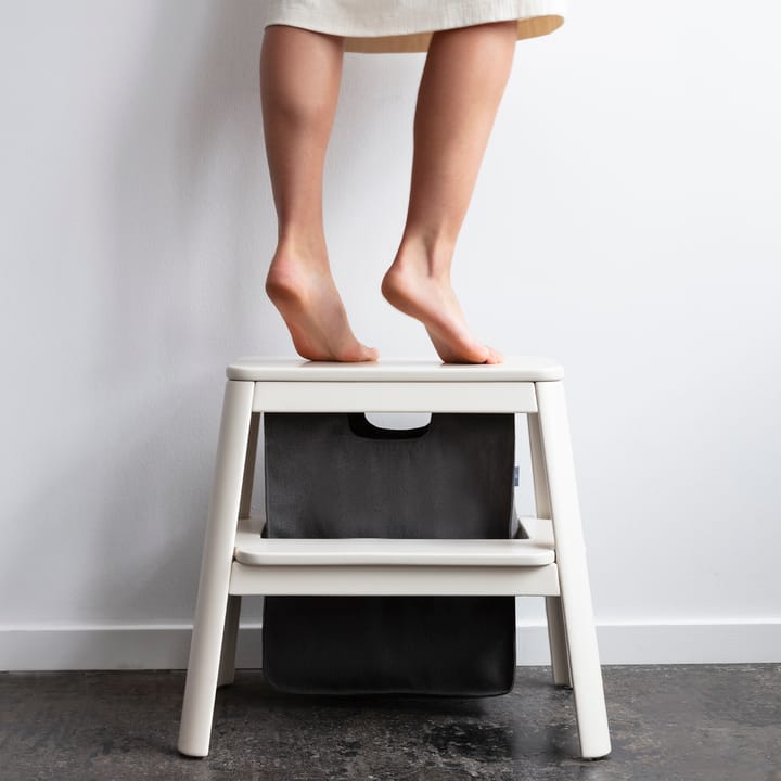 Step it up skammel, Pearl white Umage