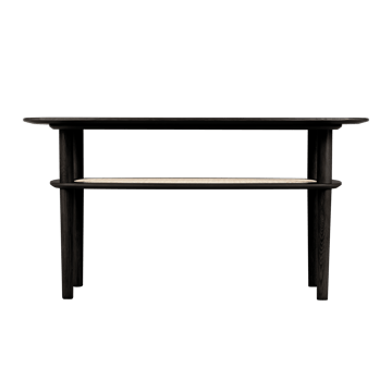 Together Sleek Rectangle sofabord 60x100 cm - Black oak - Umage