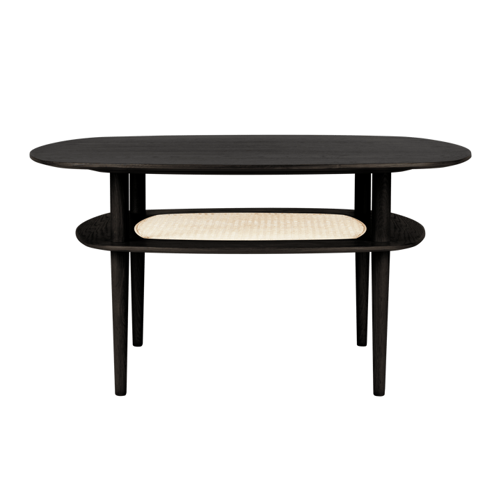 Together Smooth Square sofabord 100x100 cm - Black oak - Umage