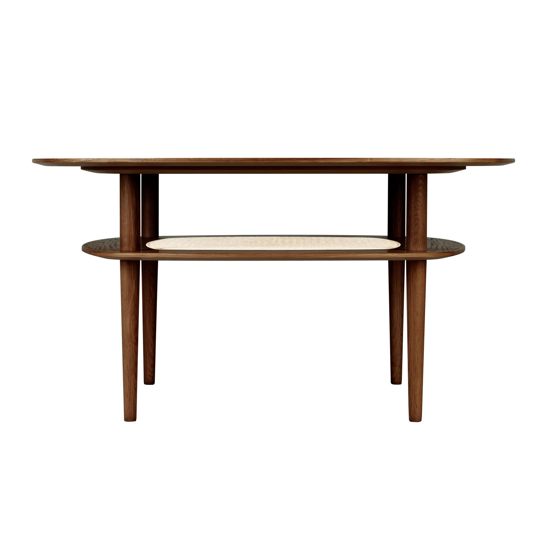 Together Smooth Square sofabord 100x100 cm, Dark oak Umage