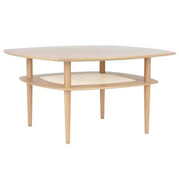 Together Smooth Square sofabord 100x100 cm - Oak - Umage