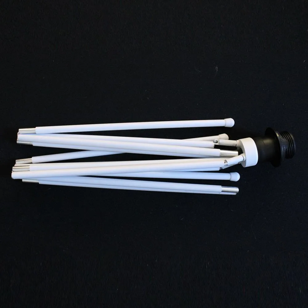 Tripod lampestativ gulv, hvid Umage