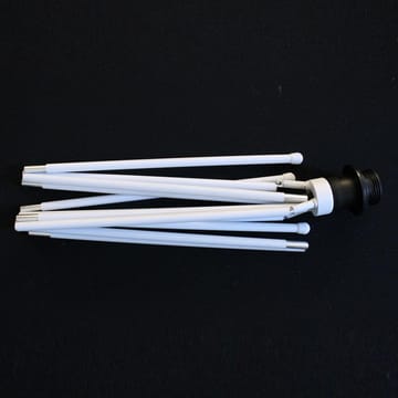 Tripod lampestativ gulv - hvid - Umage