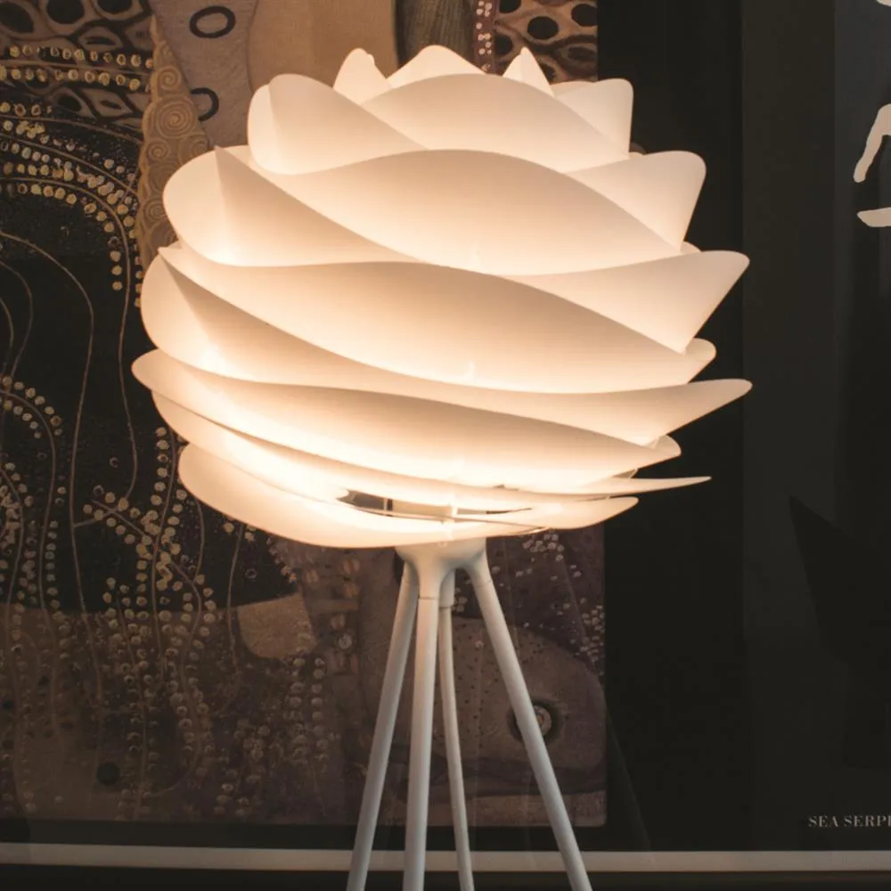 Tripod lampestativ gulv, hvid Umage