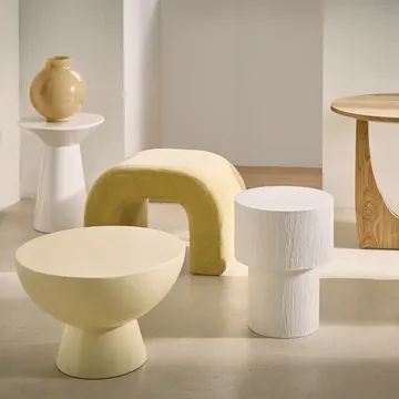 Alezio sidebord Ø28,7 cm - Offwhite - URBAN NATURE CULTURE