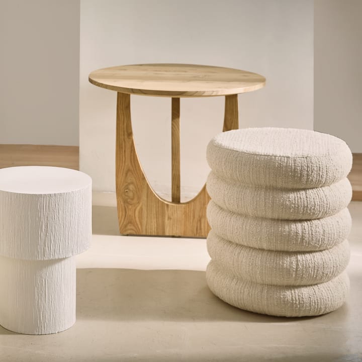 Andria siddepuf Ø39 cm, Offwhite URBAN NATURE CULTURE