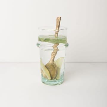 Drikkeglas genanvendt glas stort - Klar/Grøn - URBAN NATURE CULTURE