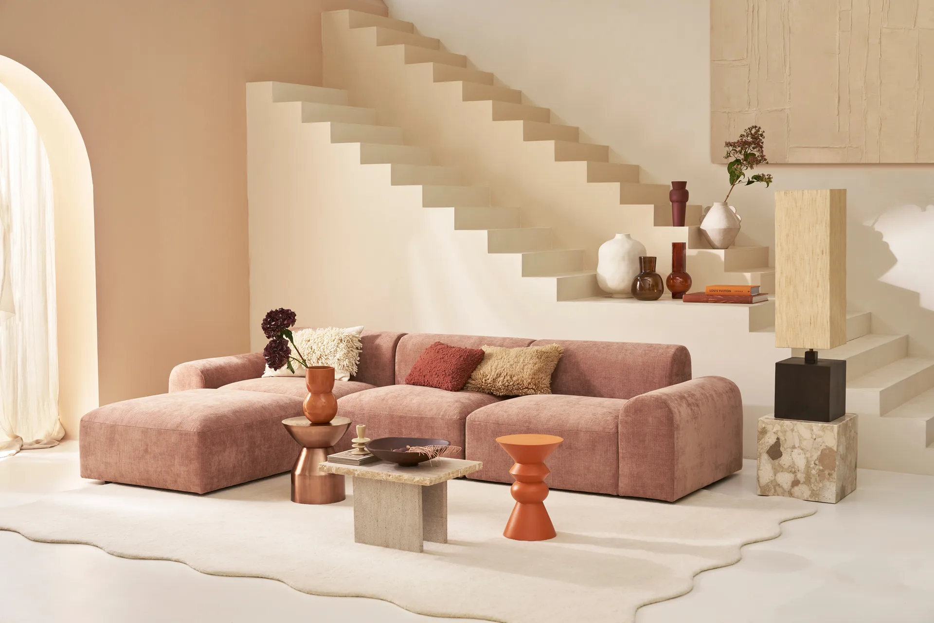 Eve vase 36,5 cm, Rustic brown URBAN NATURE CULTURE