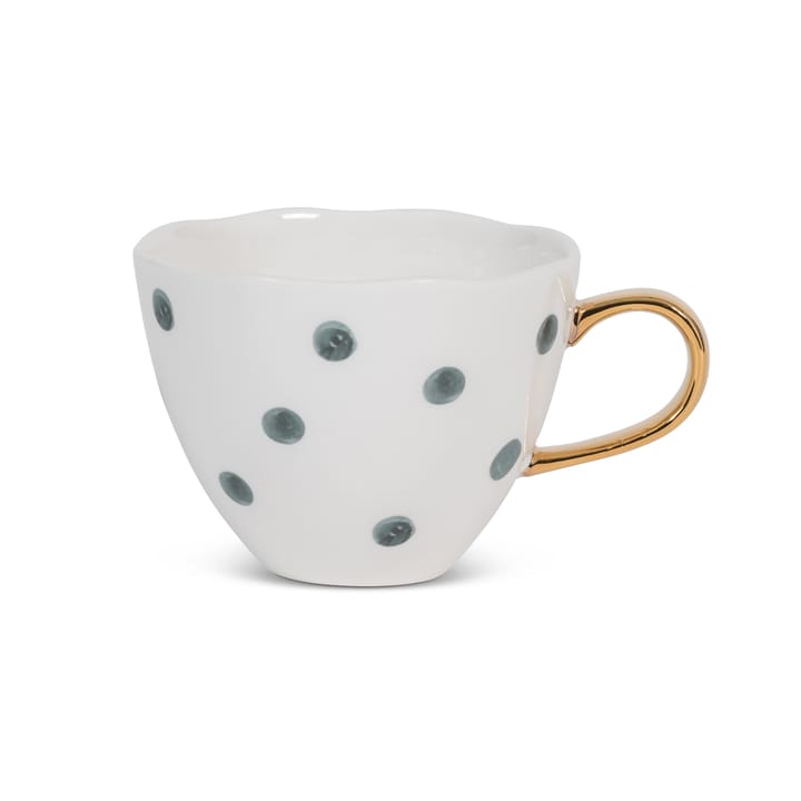 Good Morning krus cappuccino 30 cl hvid - Small dots - URBAN NATURE CULTURE