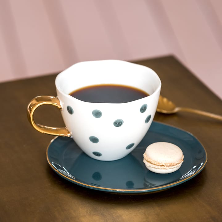 Good Morning krus cappuccino 30 cl hvid - Small dots - URBAN NATURE CULTURE
