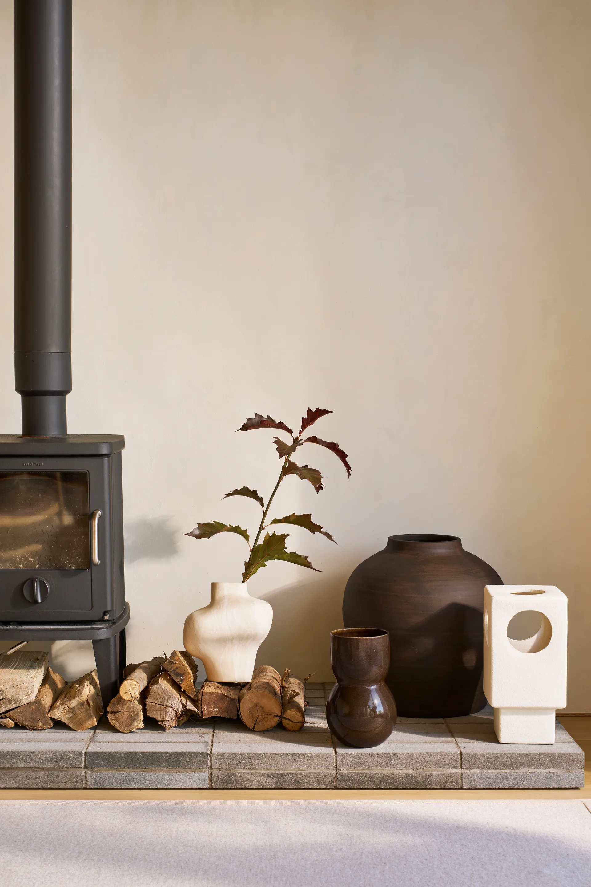 Lycka bordlampe 38 cm, White URBAN NATURE CULTURE