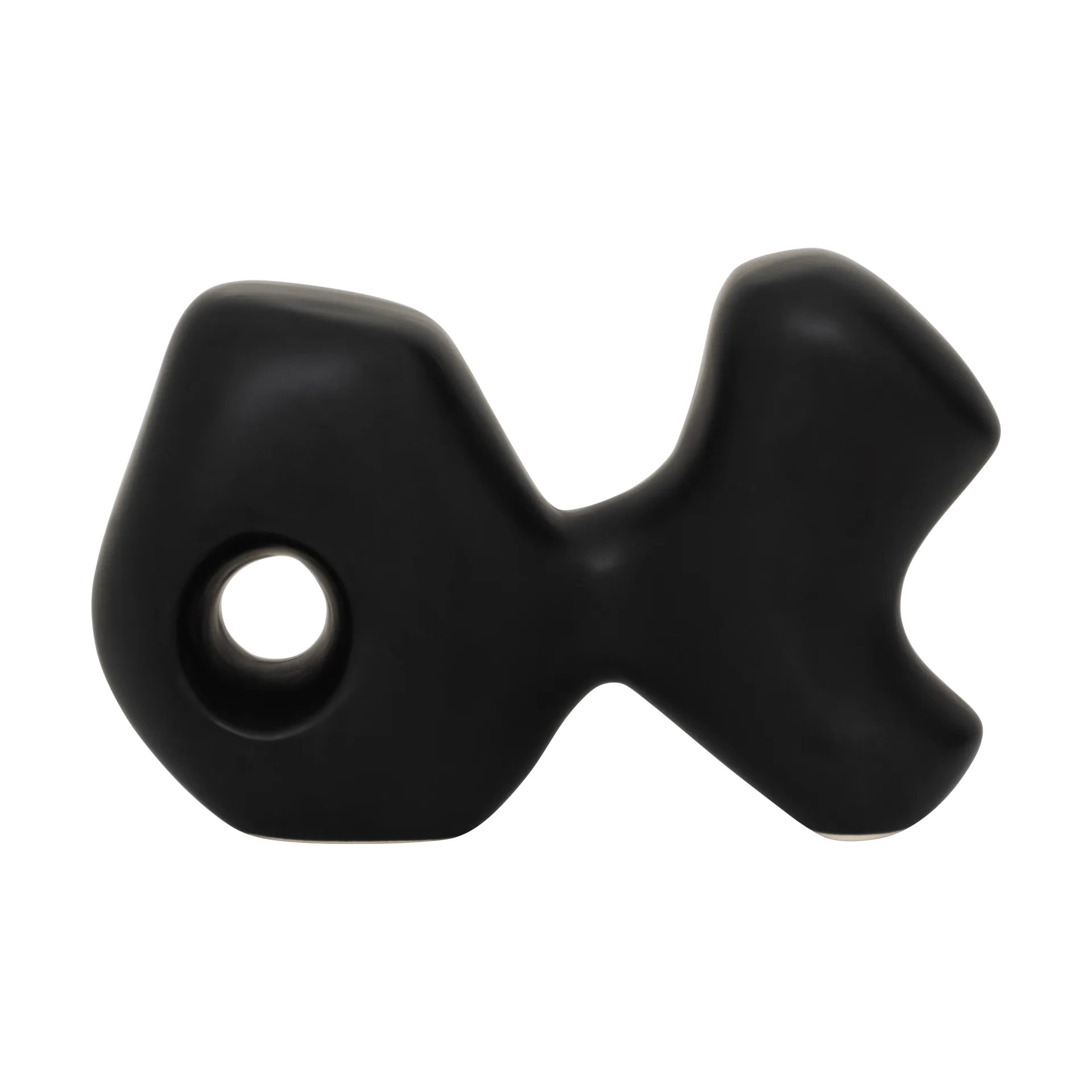 Object Noggin fisk, Matt black URBAN NATURE CULTURE