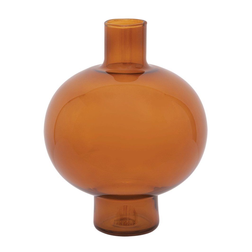 URBAN NATURE CULTURE Round vase 20 cm Golden oak (8720195371120)