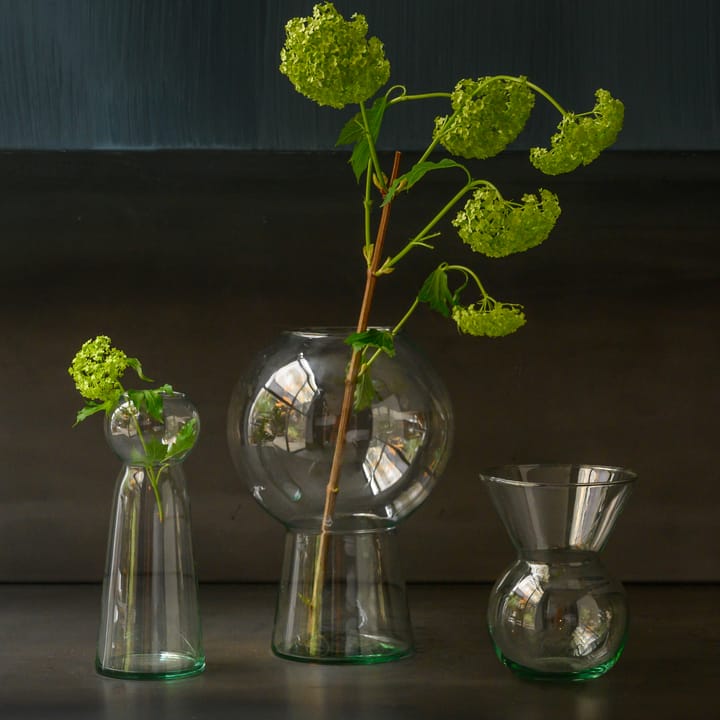 UNC vase genanvendt glas M 20,6 cm - Klar - URBAN NATURE CULTURE