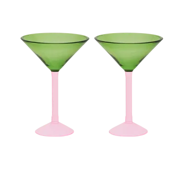 Urban Nature Culture gavesæt martiniglas 2-pak - Green - URBAN NATURE CULTURE